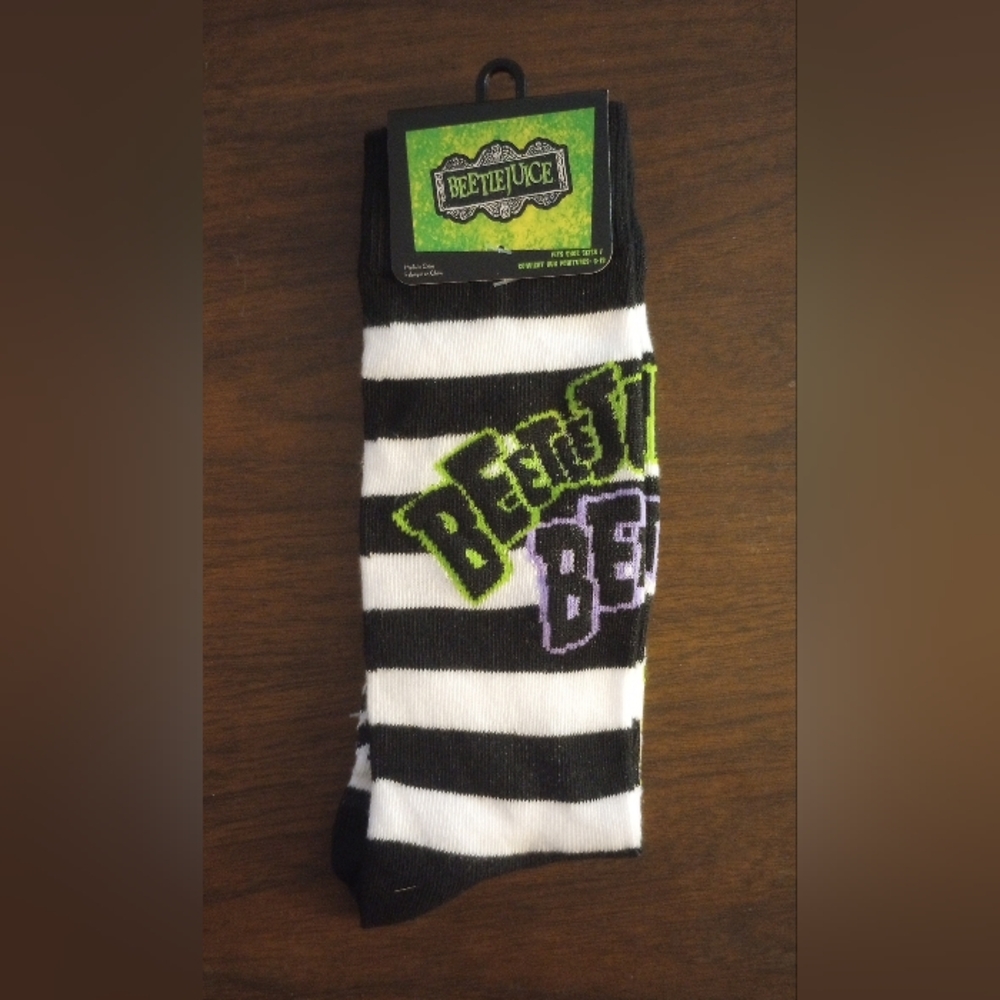 Beetlejuice socks!